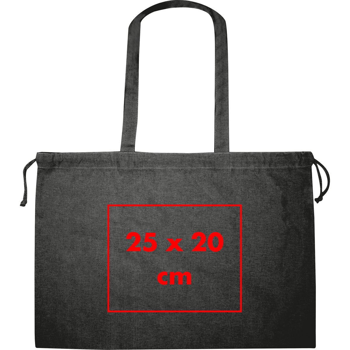 Bio Baumwolltasche mit Verschluss VIOLETA