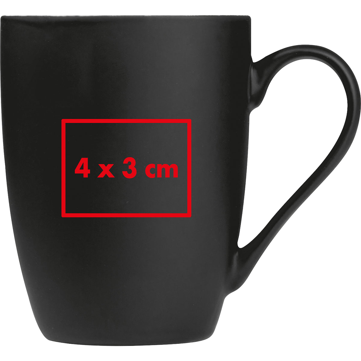 Tasse aus Porzellan, außen gummiert, 300ml JUDYTA