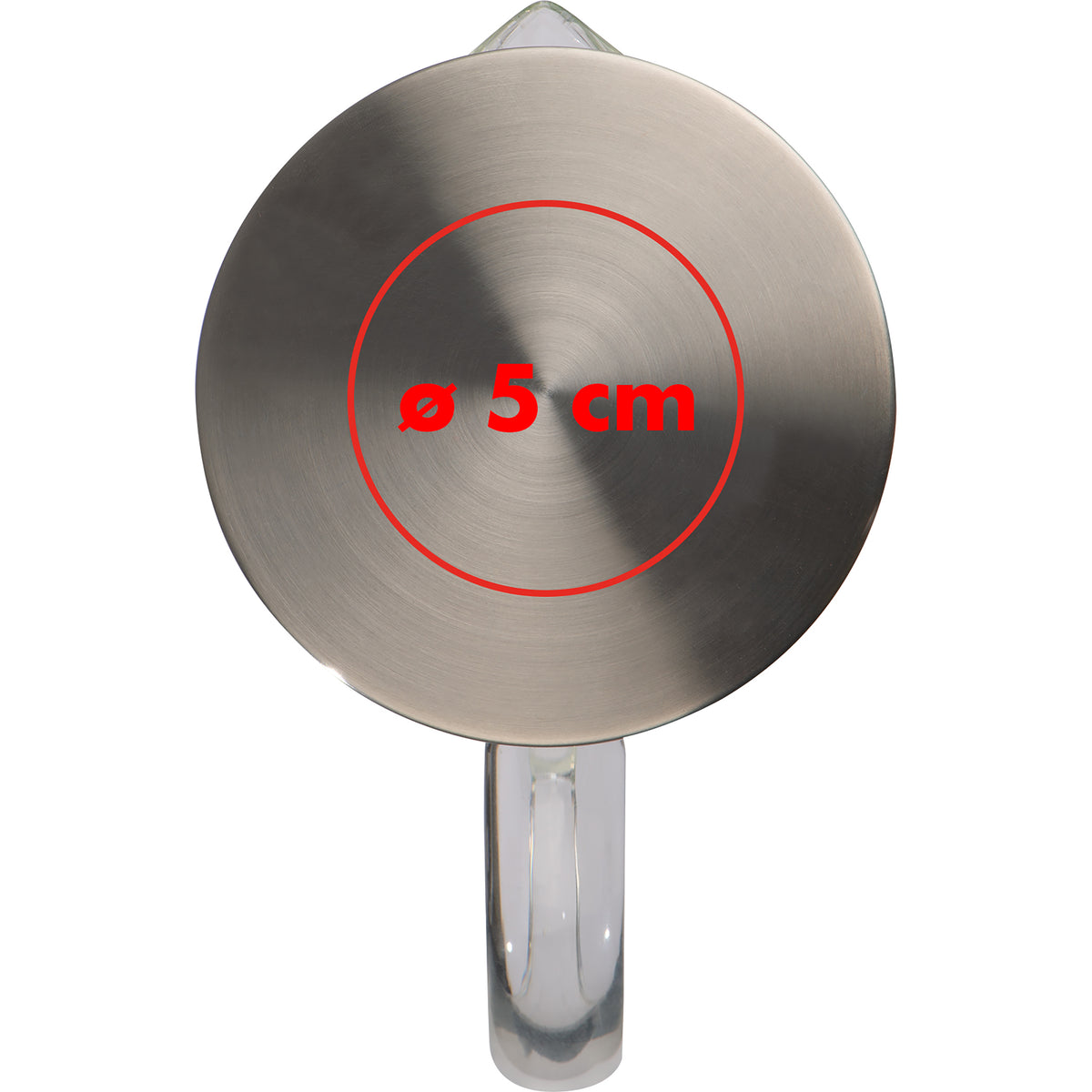 Glaskaraffe mit Edelstahldeckel, 1.350ml ELLIOTT