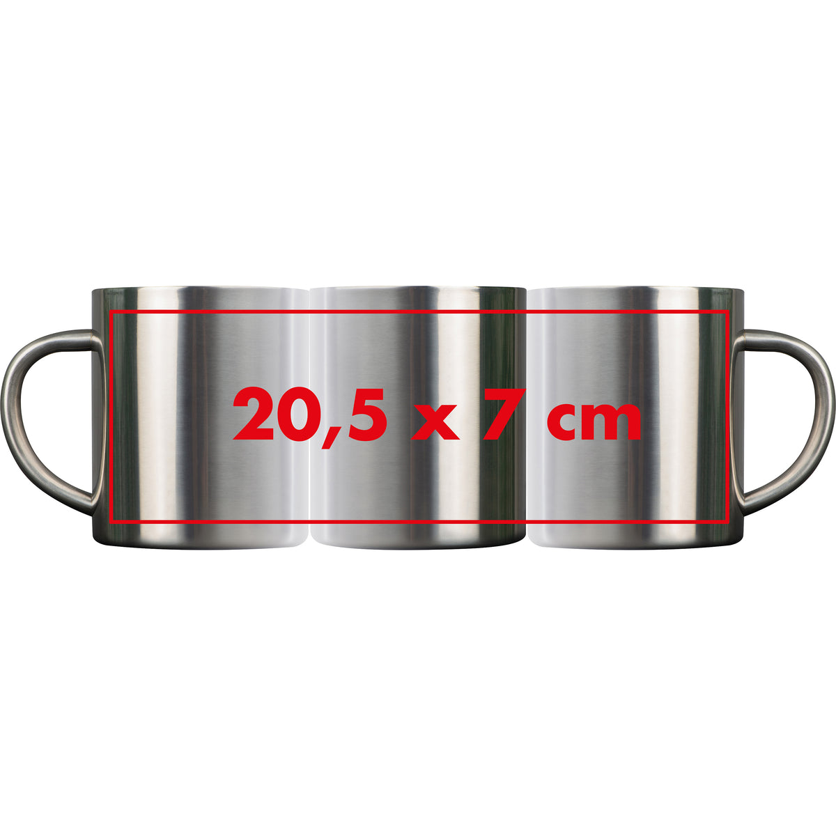 Vakuum Tasse aus Edelstahl, 300ml EDGAR