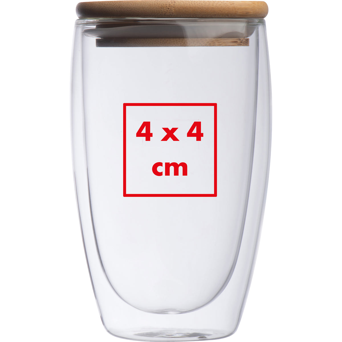 Doppelwandiger Glasbecher ARNOLD