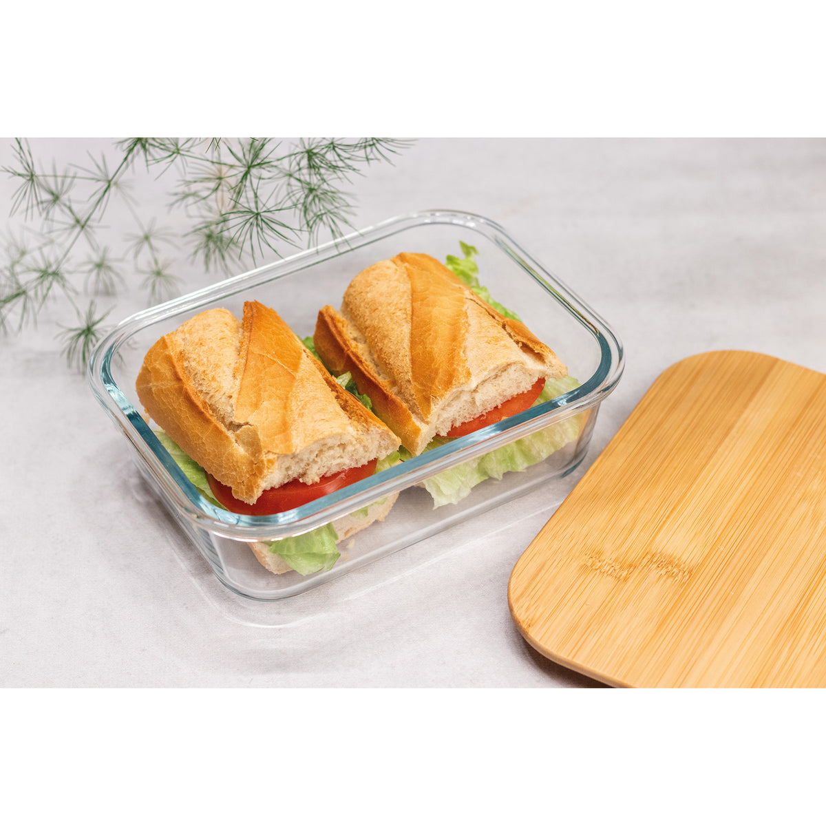 Brotzeitbox aus Borosilikatglas KYLE