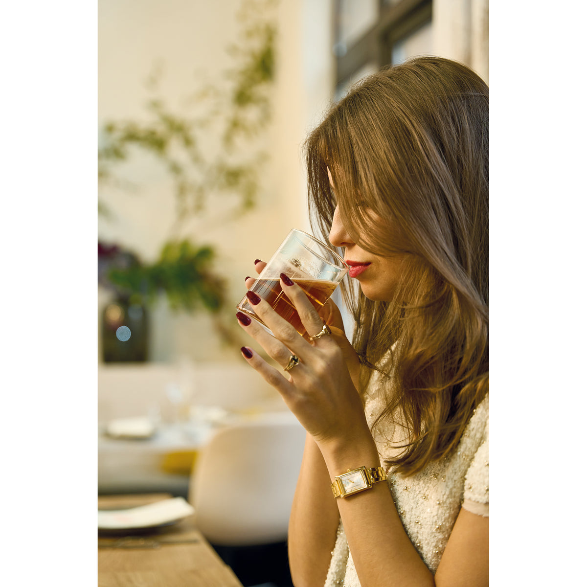 Glastasse mit farbigem Henkel, 250ml EDDA