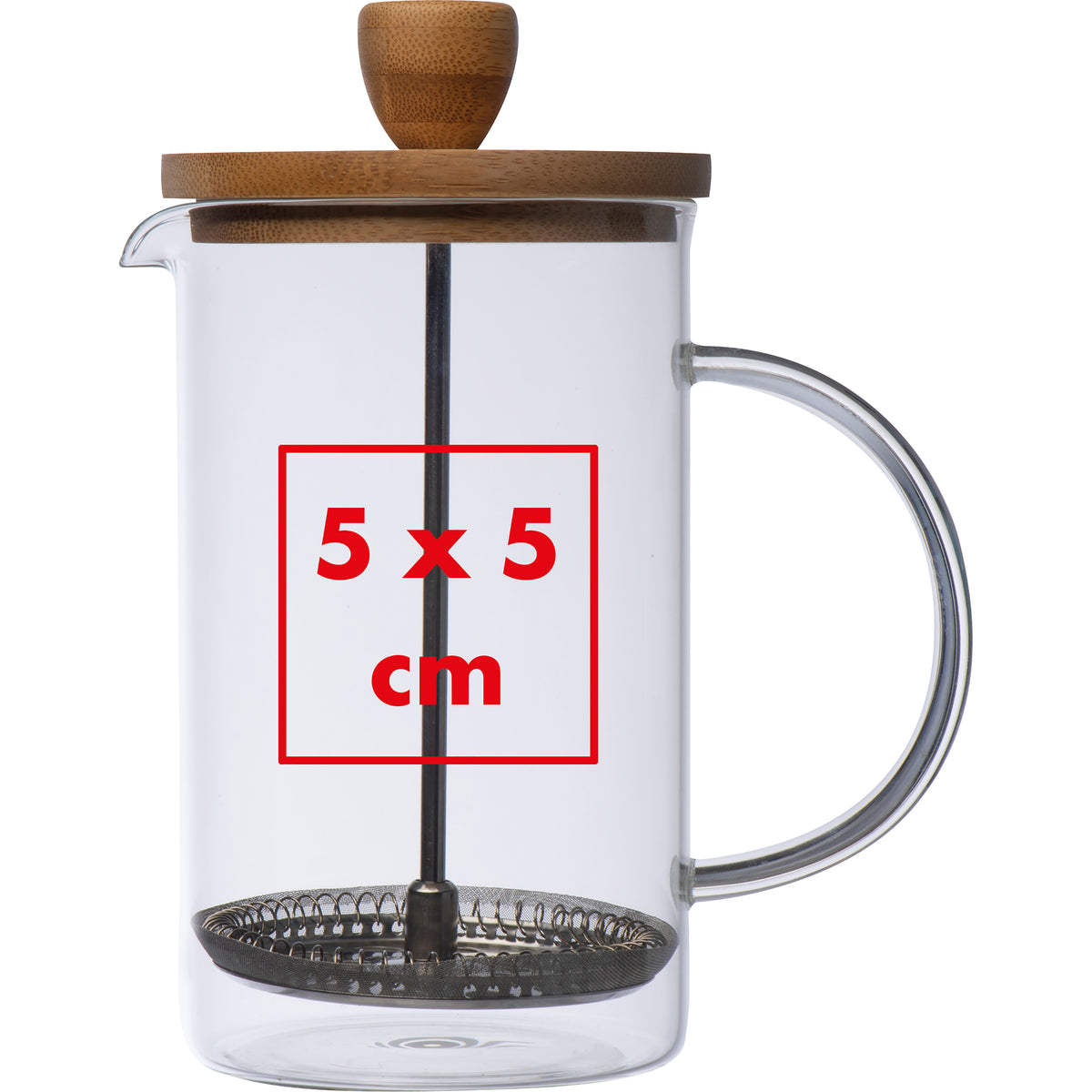 Kaffee- oder Teezubereiter aus Glas NATHAN