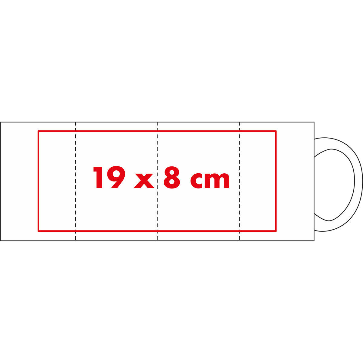 Sublimationstasse mit Effekt, 300ml JACOPO