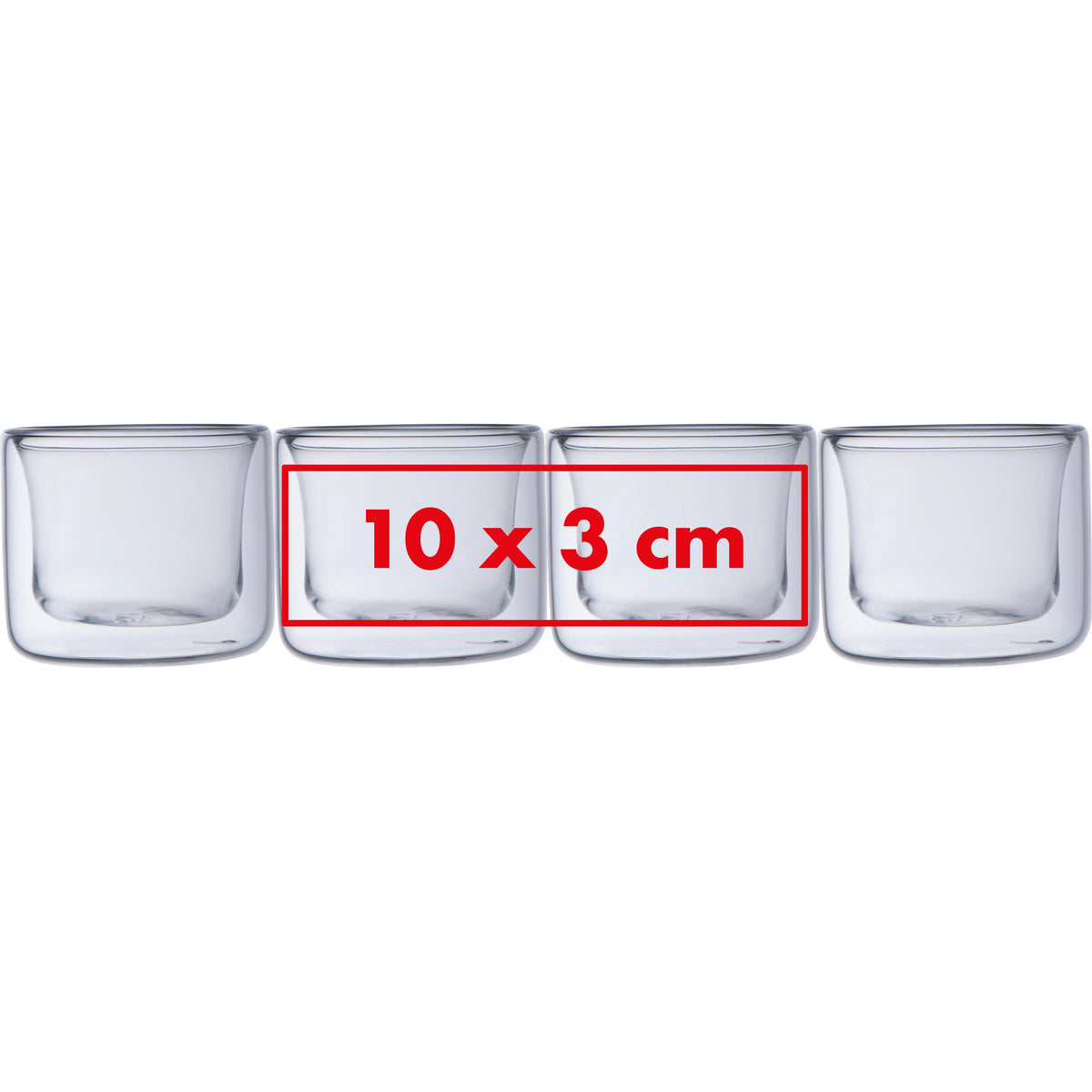 CrisMa Doppelwandige Espressotasse 50ml ALEKSANDER