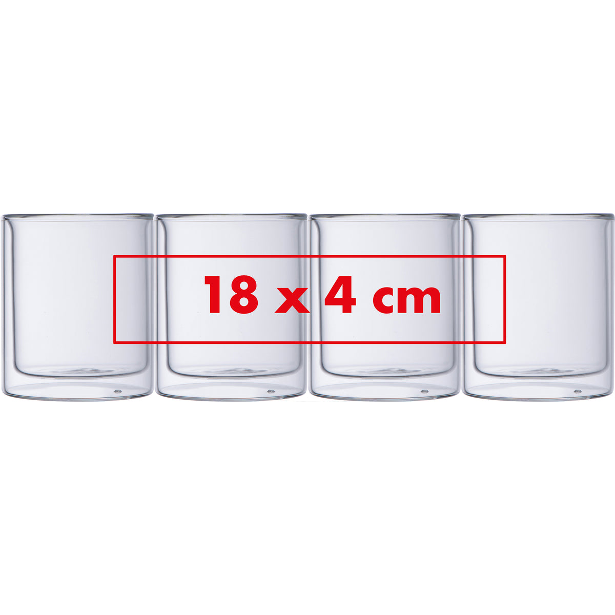 CrisMa Doppelwandige Cappuccinotasse 200ml EMILIAN