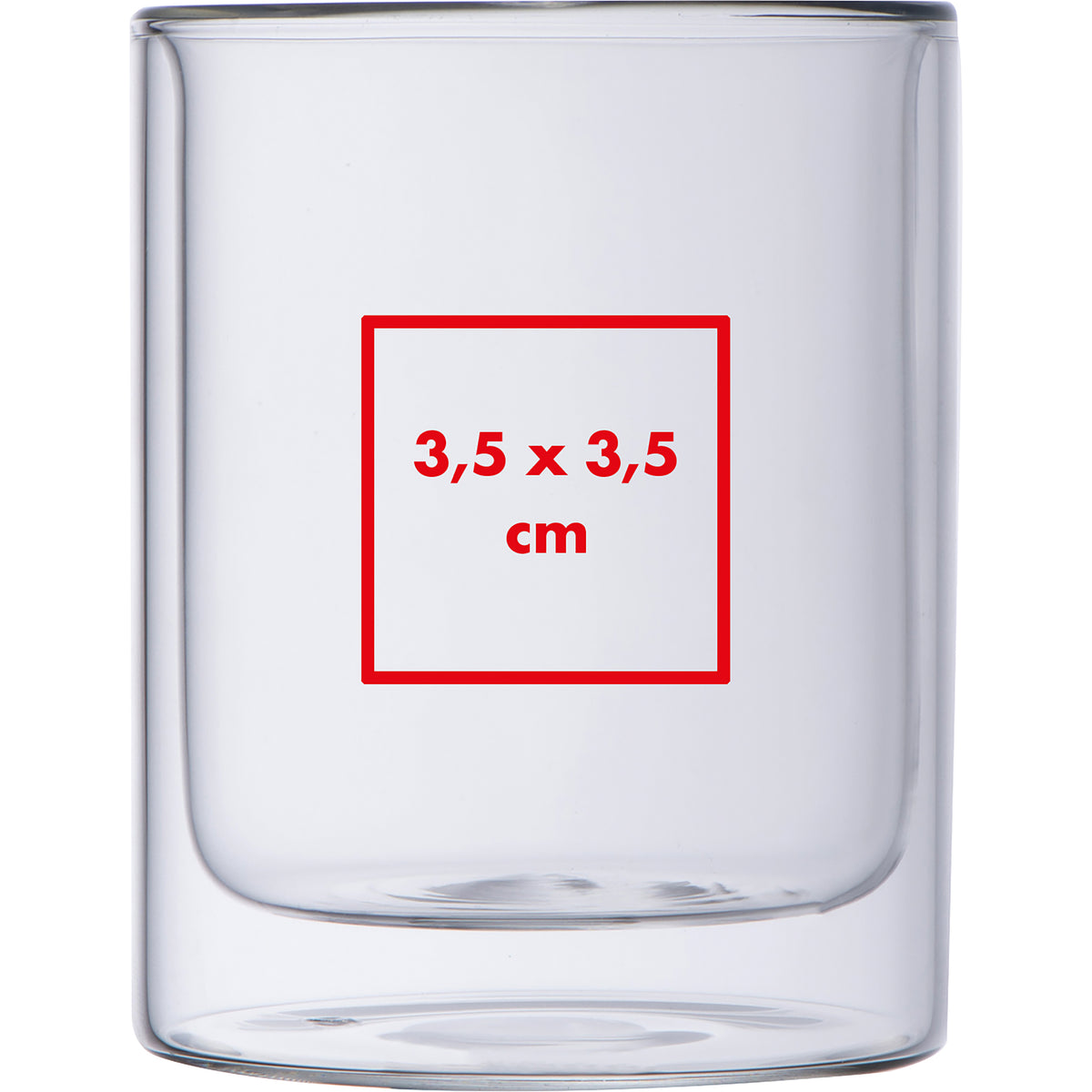 CrisMa Doppelwandige Glastasse 330ml STUART