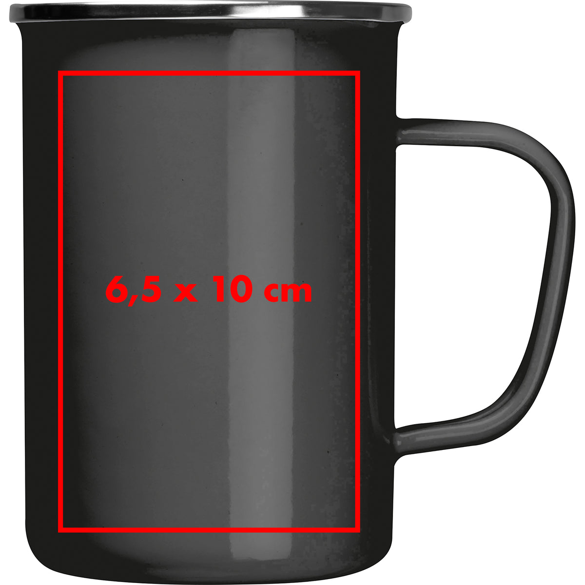 Emaille Tasse GENE
