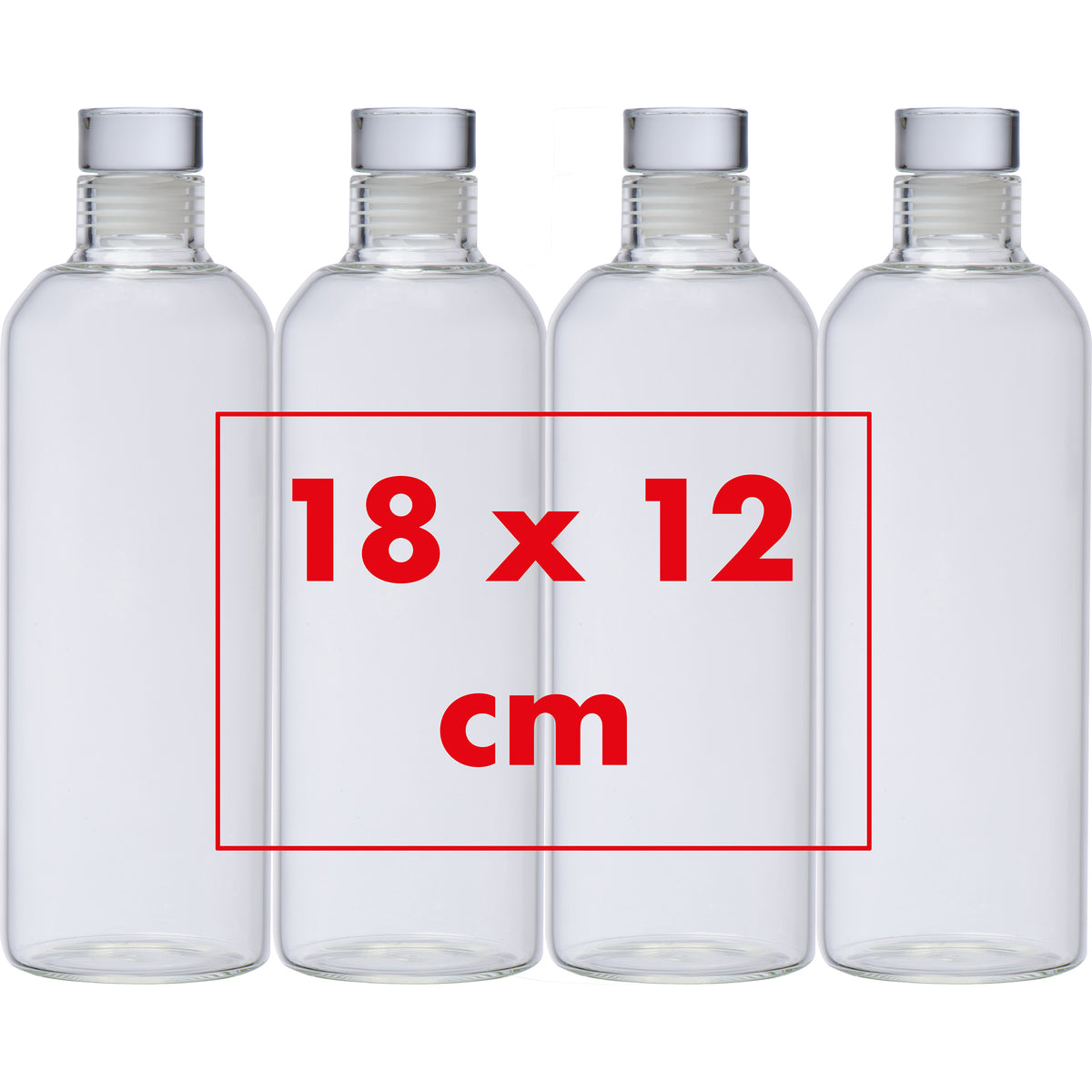 Trinkflasche aus Glas, 750 ml PORTER
