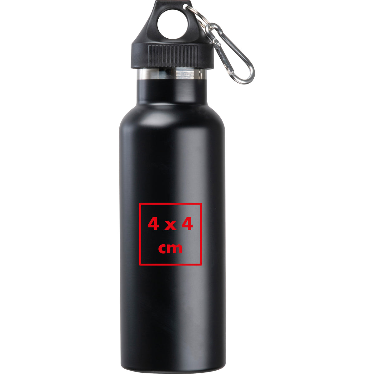 Vakuum Trinkflasche mit Karabiner, 500ml NICOLAS