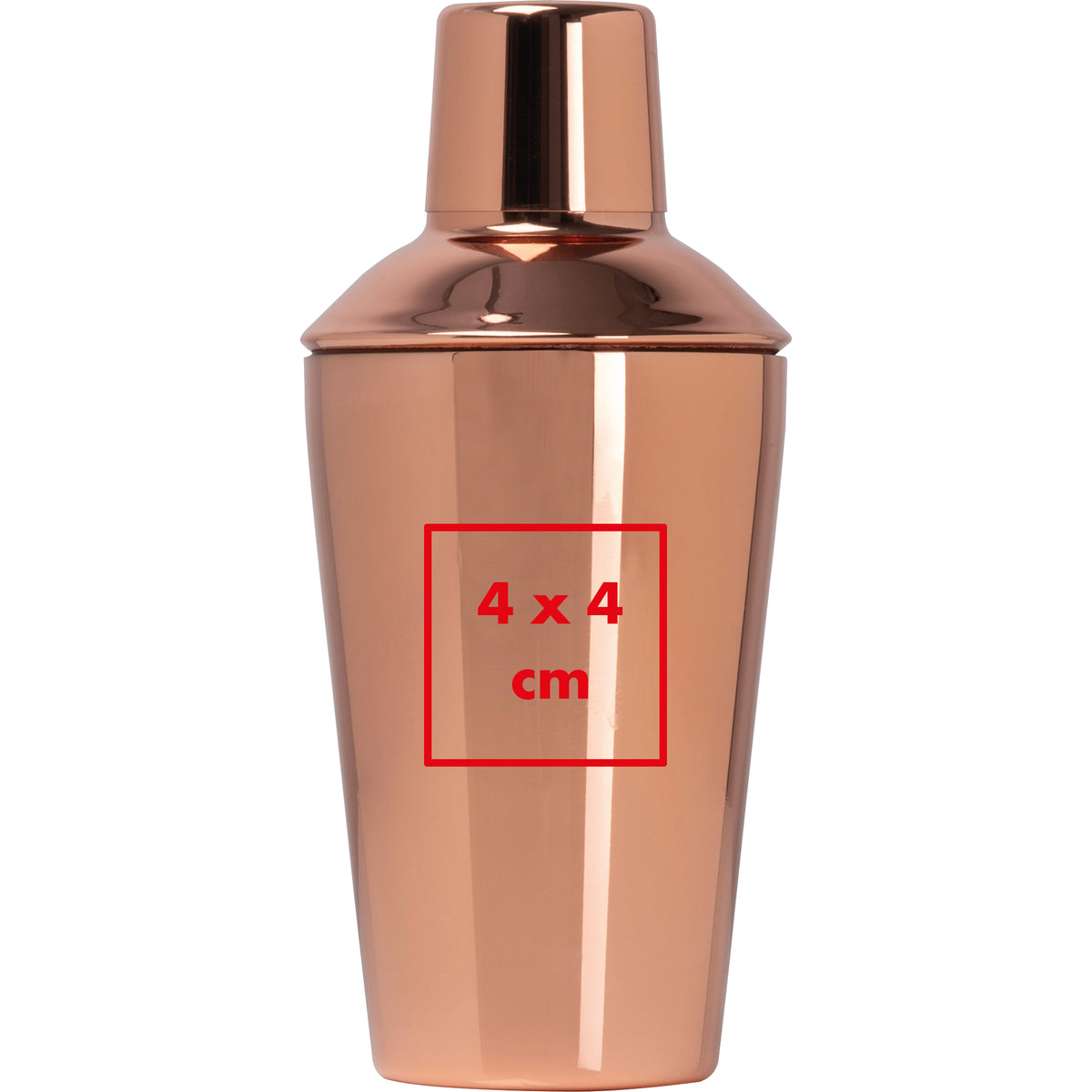 CrisMa Cocktailshaker mit Kupfer, 500ml DIETMAR