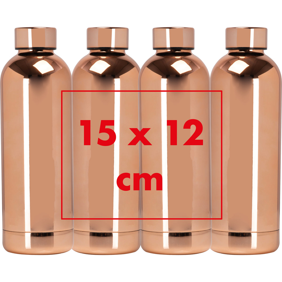 CrisMa Vakuum Edelstahltrinkflasche, 500ml SILVIA
