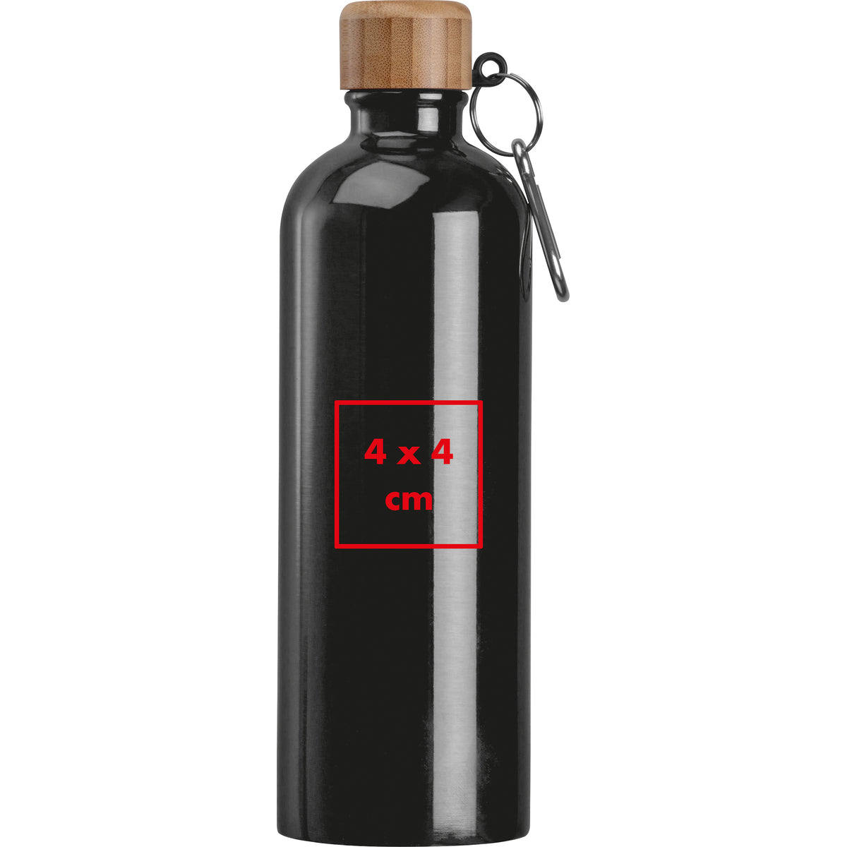 Edelstahltrinkflasche mit Karabiner, 750ml RUTH