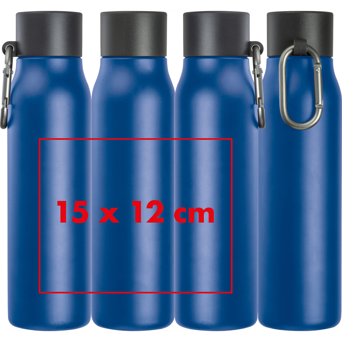 Vakuum Trinkflasche mit Karabiner, 600ml ANNIE