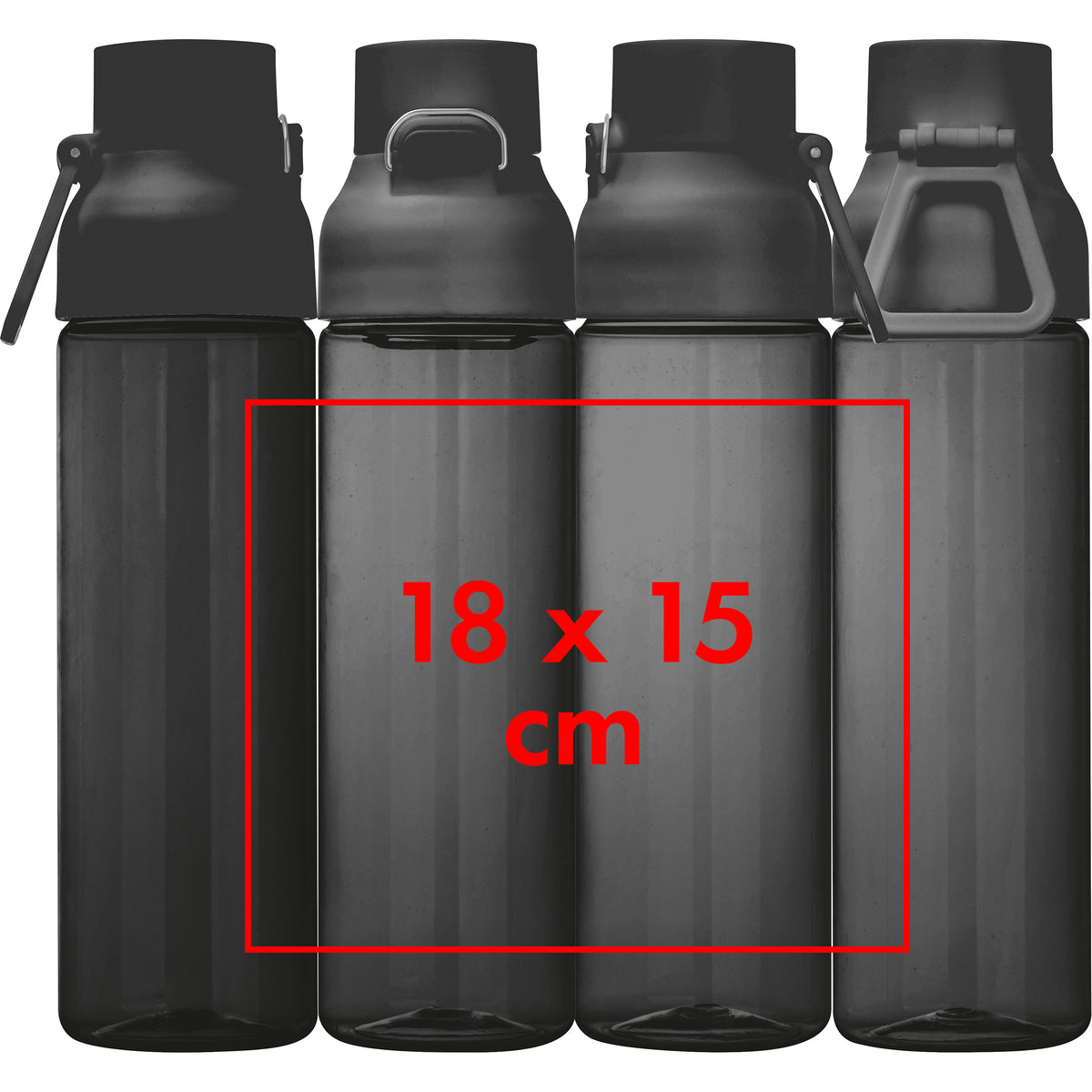 Tritan Trinkflasche transparent, 750ml MAX