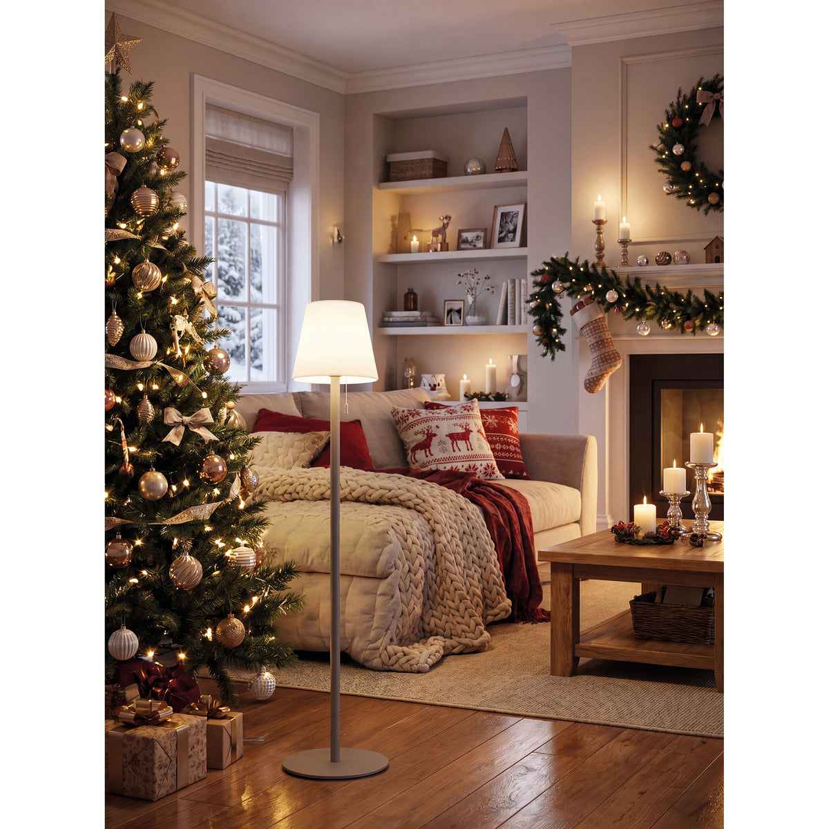 Große Outdoor Lampe mit Farbwechsel BRIDGET