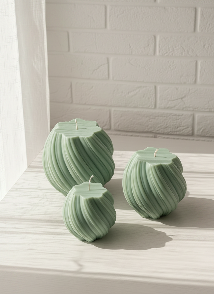 Kerze "Swirl"