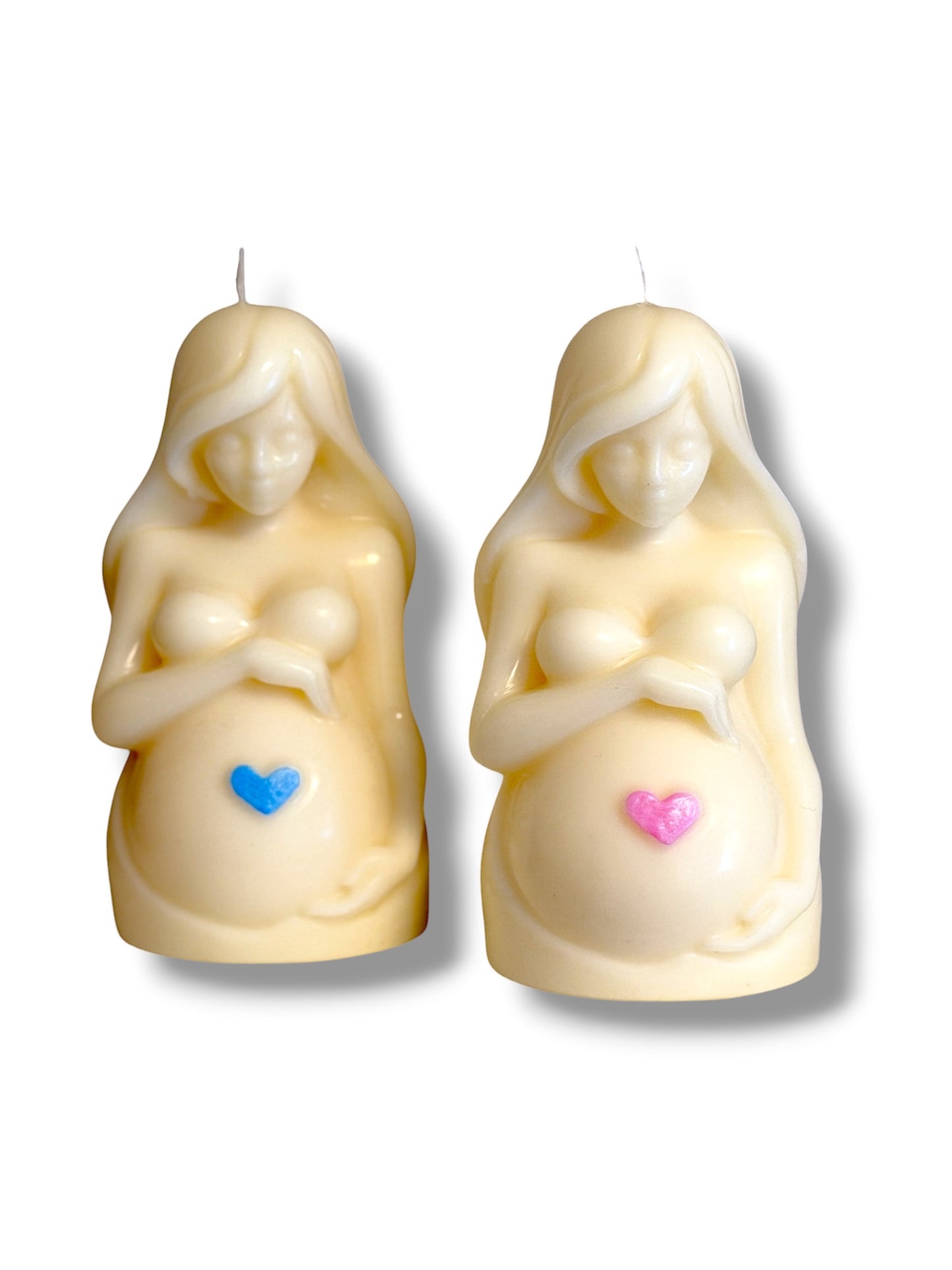 Kerze "Babybauch" aus Sojawachs