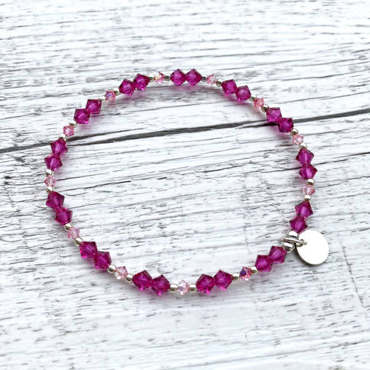 Armband Violet Dream aus 925er Sterlingsilber