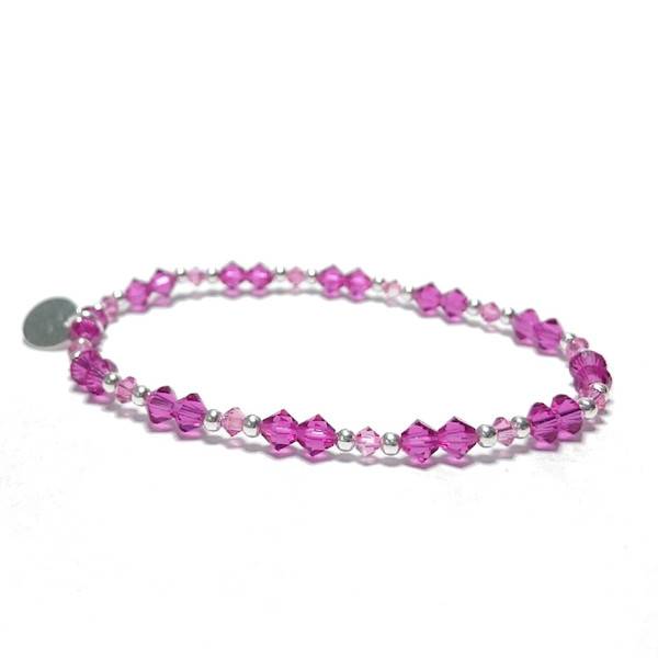 Armband "Violet Dream" aus 925er Sterlingsilber