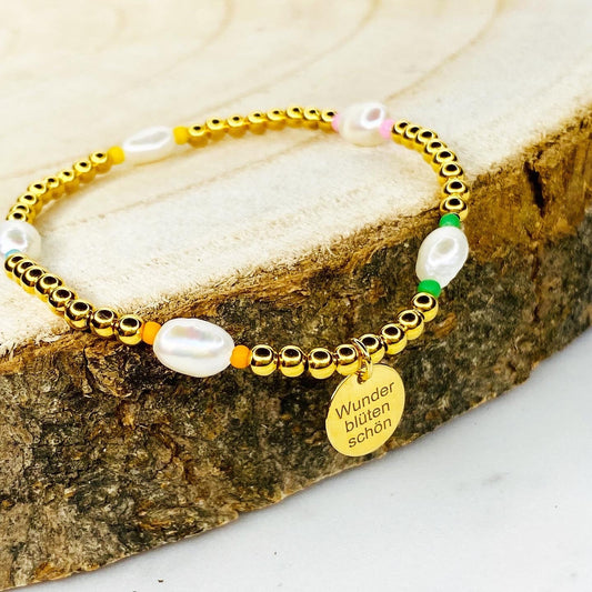 Armband "Pearlcolour" Süßwasserperlen 925er Sterlingsilber