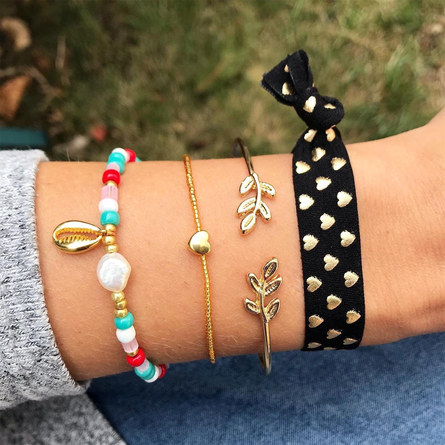 Armband "Colorful Pearl"