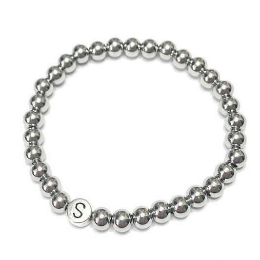 Personalisiertes Armband "Silver Letter XL" aus Edelstahl