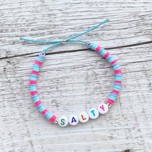 Personalisiertes Armband "Beach" aus Katsuki Perlen