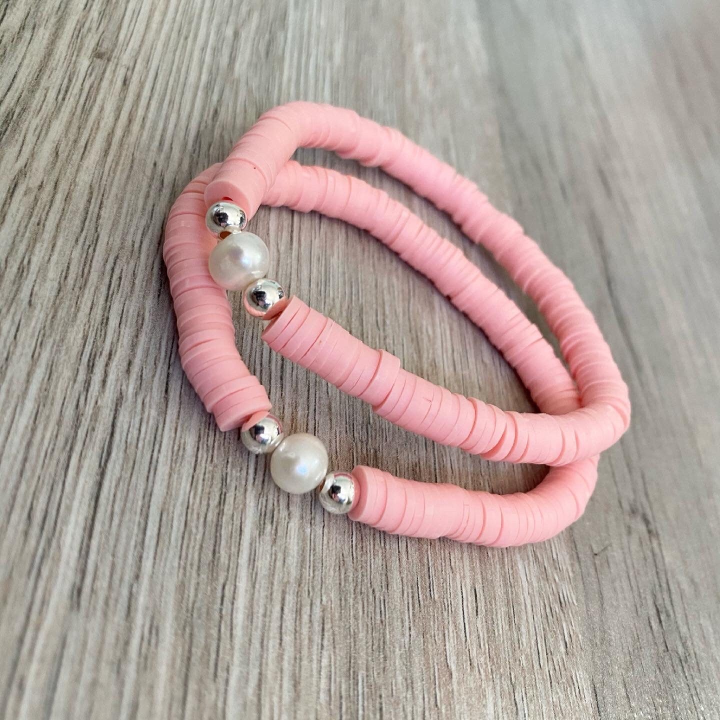 Armband 925er Sterlingsilber mit Süßwasserperle in Rosa