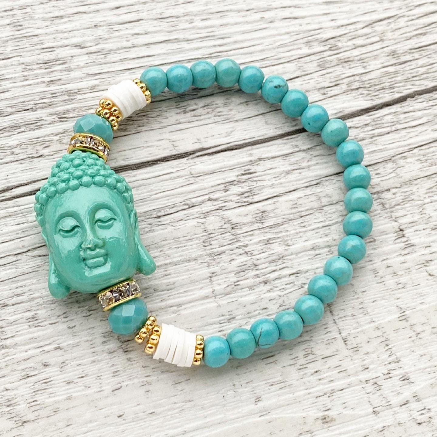 Armband Buddha Türkis