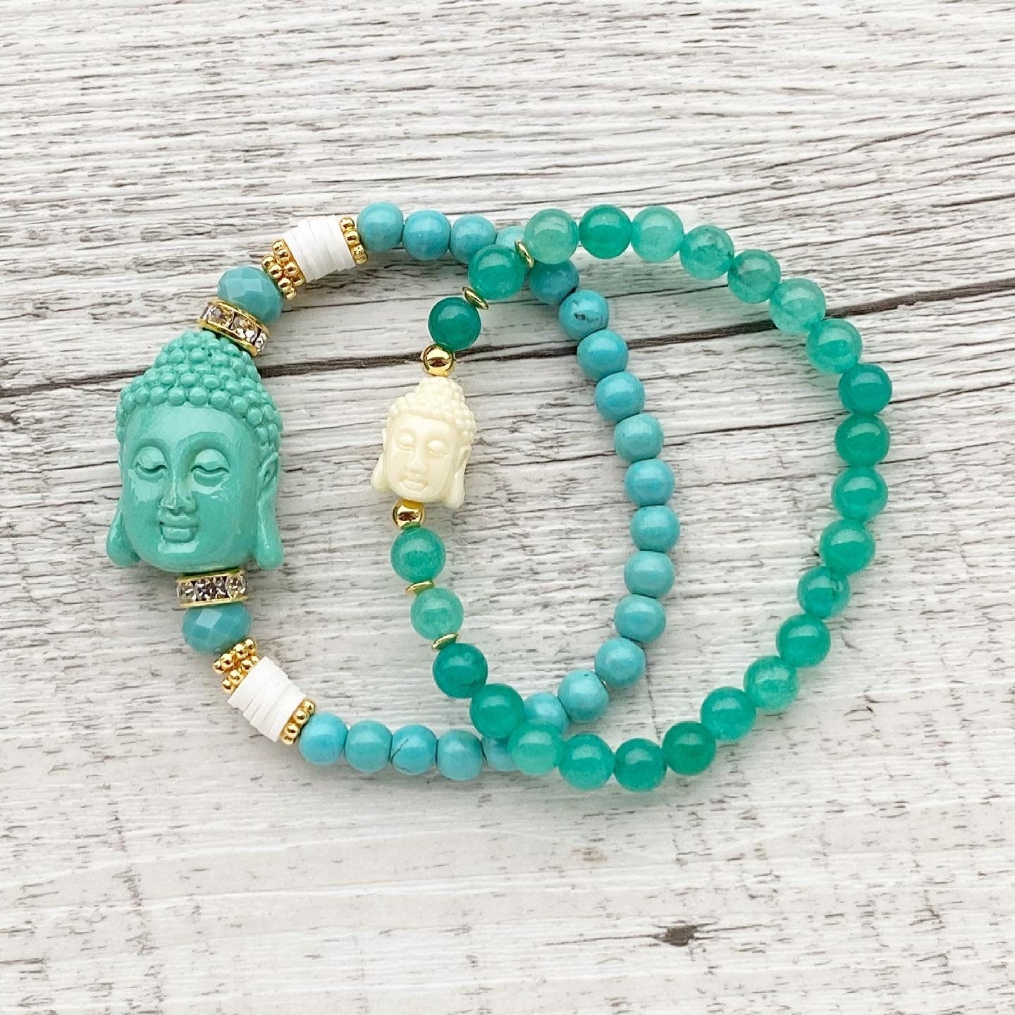 Armband Buddha Türkis