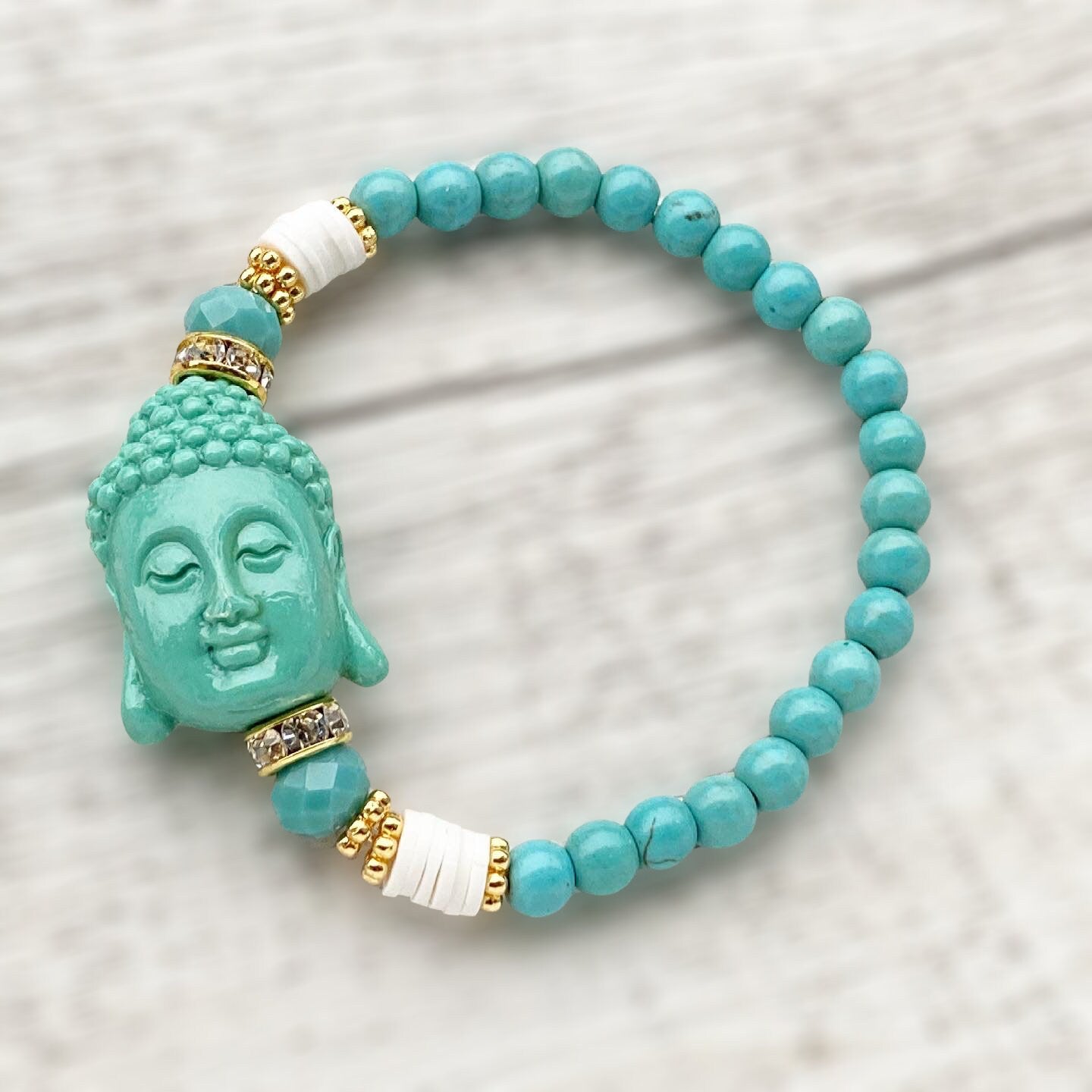 Armband Buddha Türkis