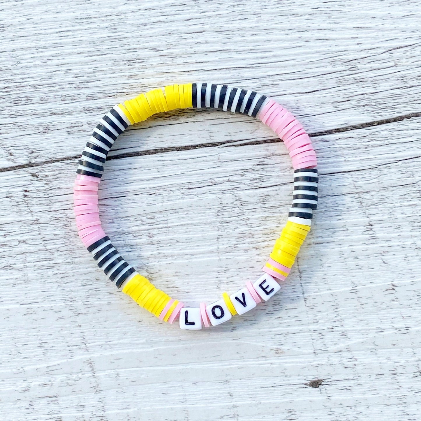 Personalisiertes Armband "Sweets" aus Katsuki Perlen