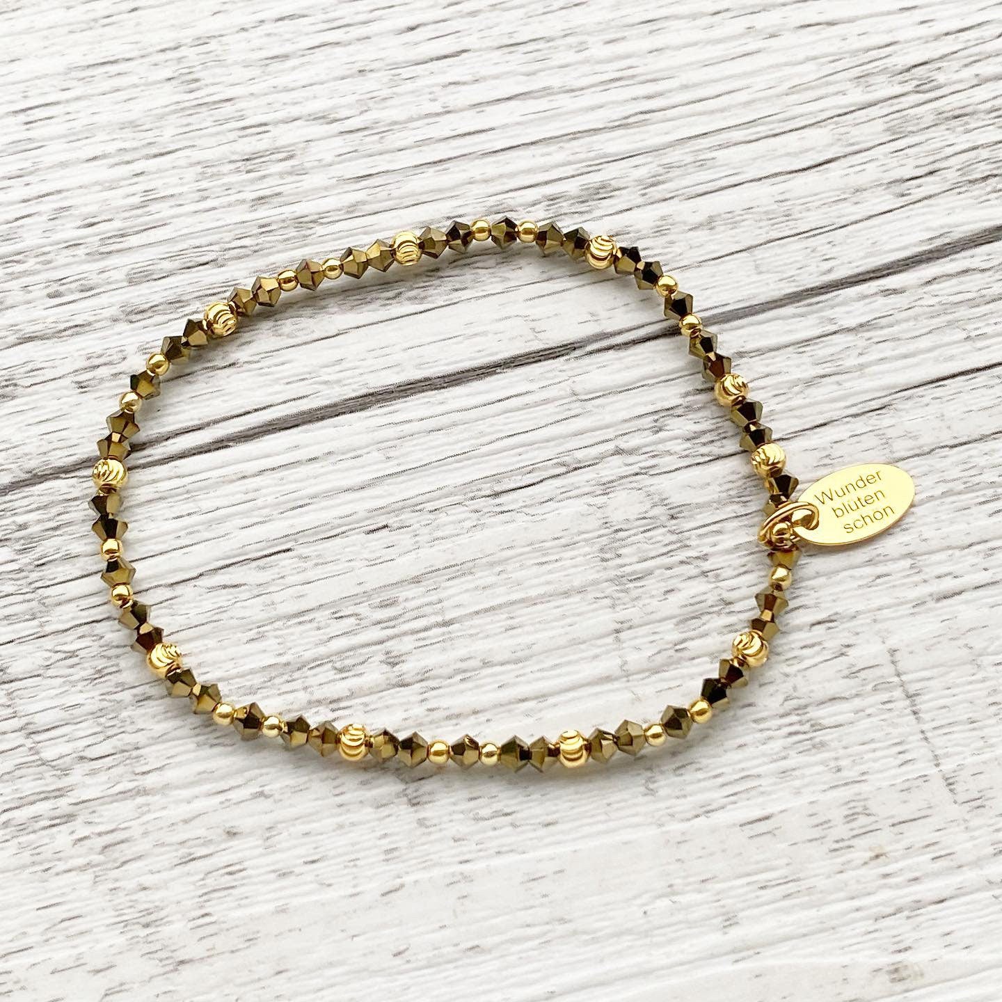 Armband 925er Sterlingsilber 24 Karat vergoldet