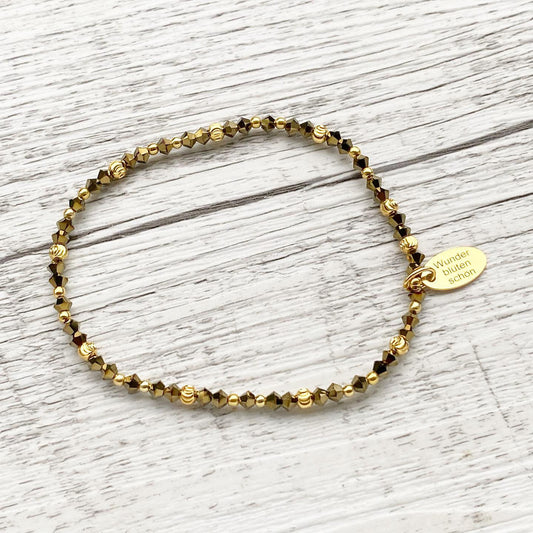 Armband 925er Sterlingsilber 24 Karat vergoldet