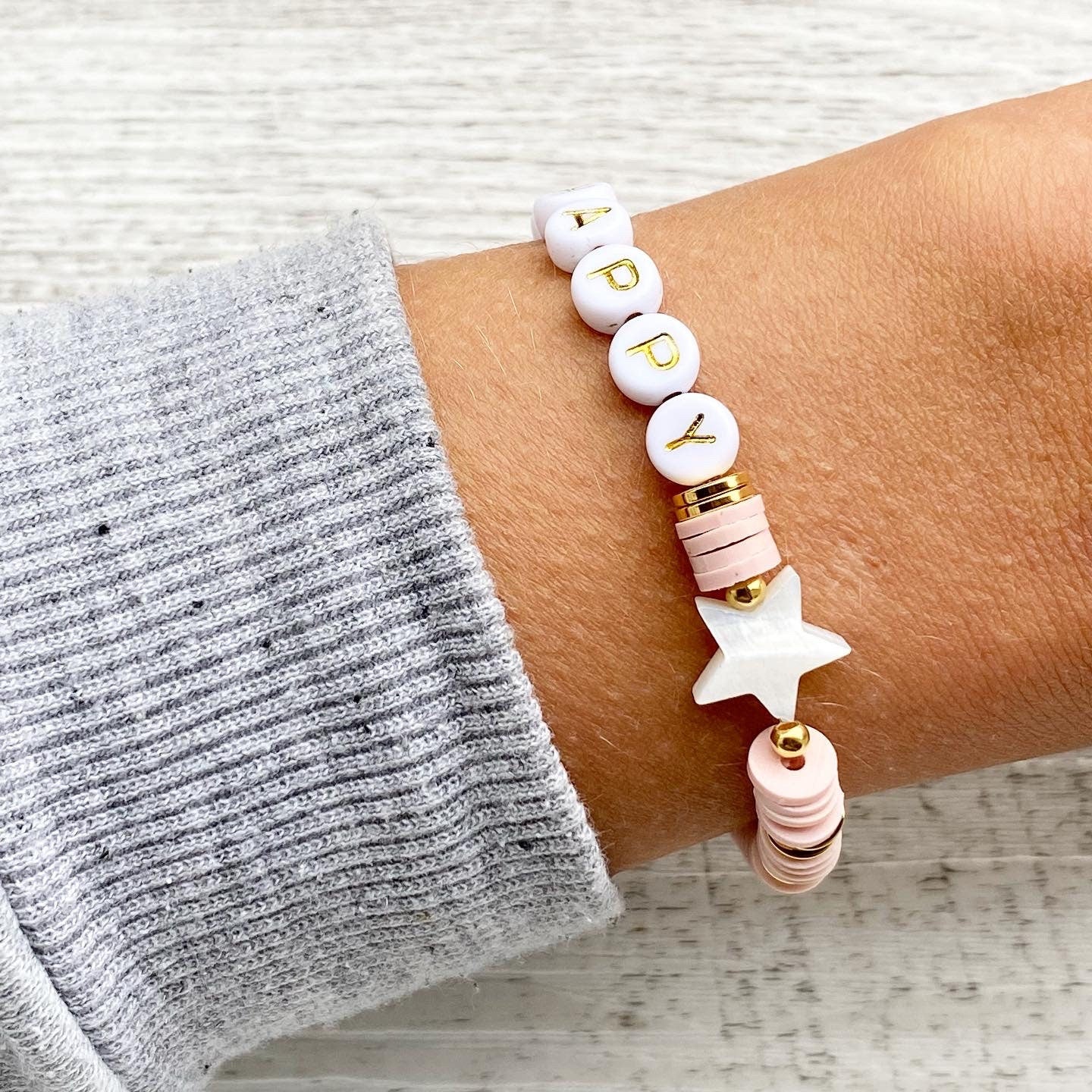 Personalisiertes Armband "Starlight" aus Katsuki Perlen