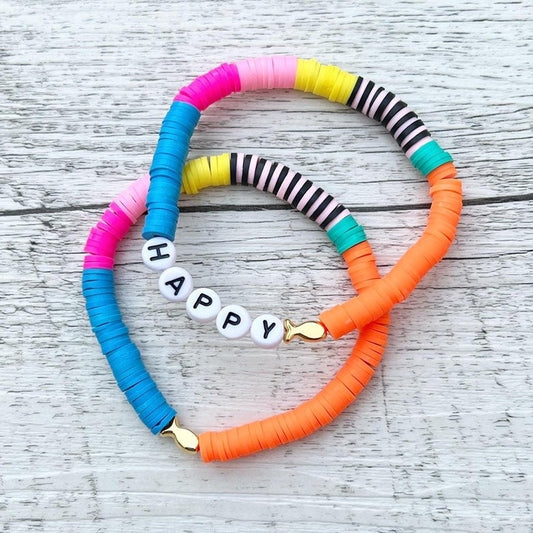 Personalisiertes Armband "Fisch" aus Katsuki Perlen
