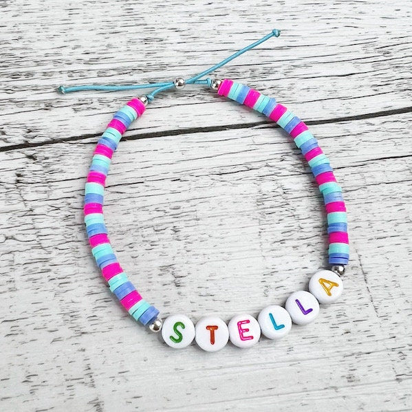 Personalisiertes Armband "Beach" aus Katsuki Perlen