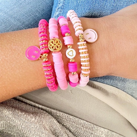 Armband "Ornament Rosa" aus Katsukiperlen