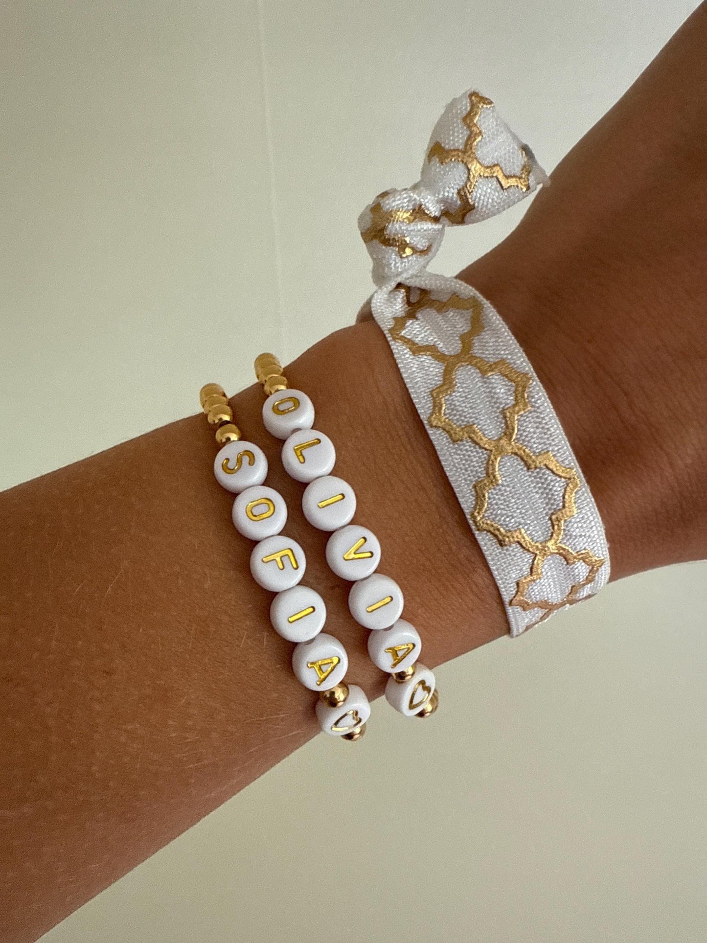 Personalisiertes Armband "Simply Gold" aus Edelstahl