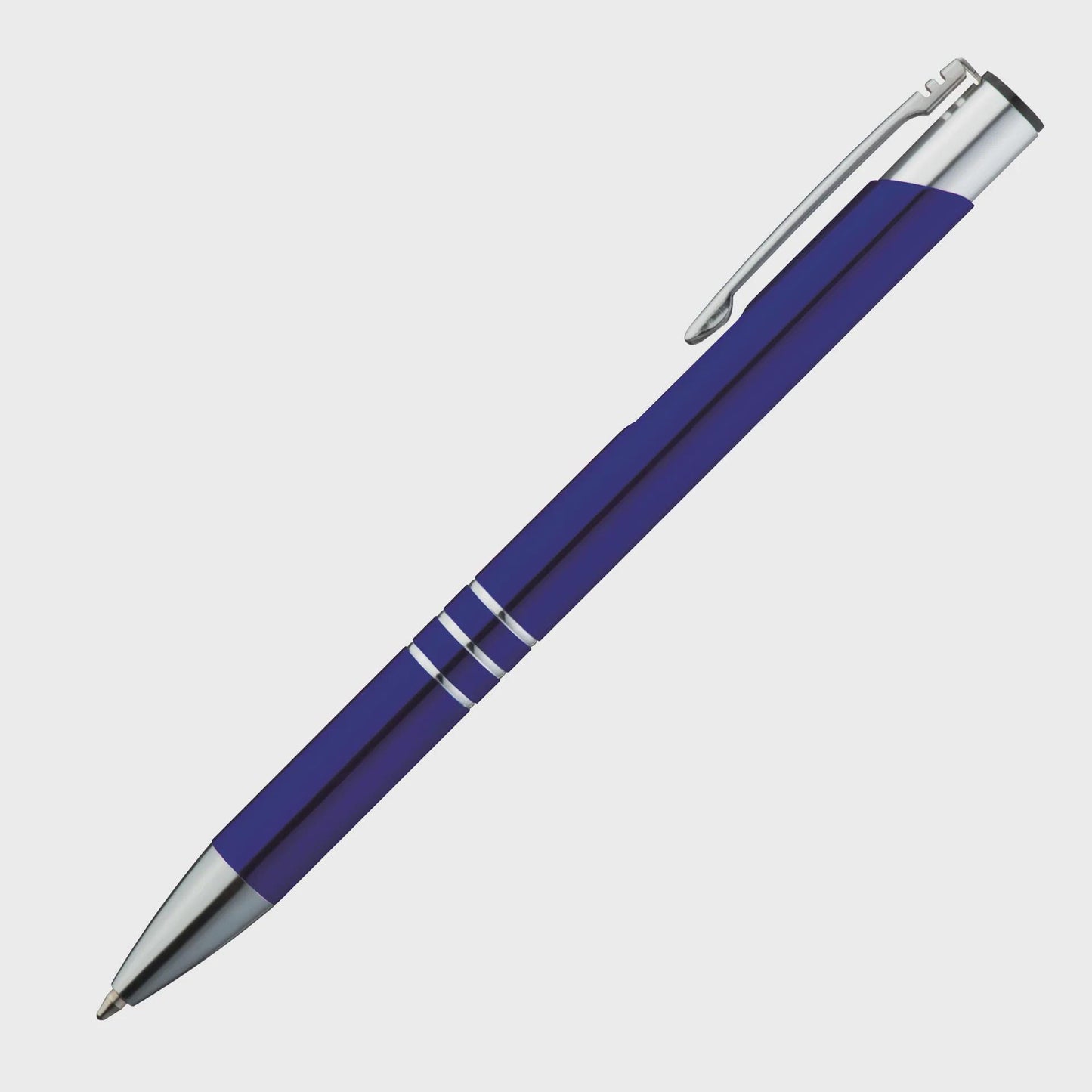personalisierter Kugelschreiber in Metallic
