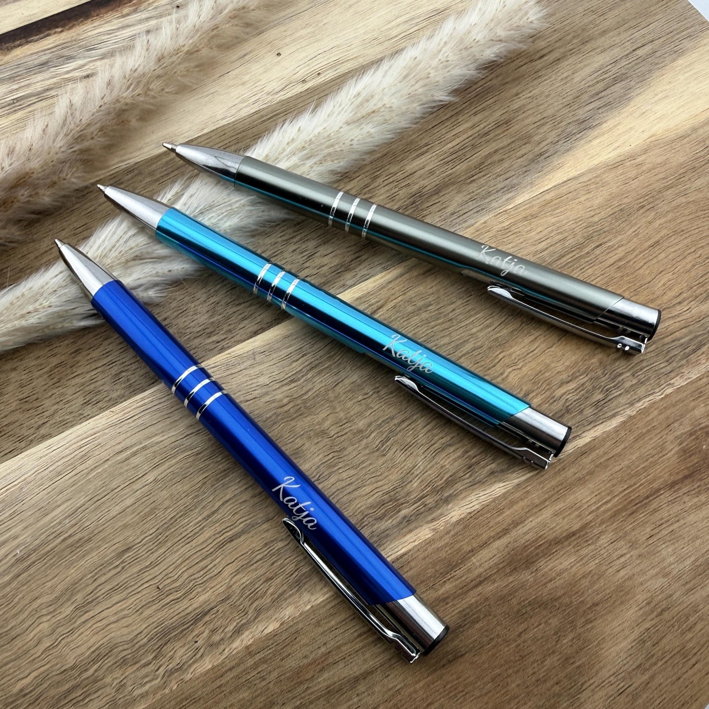 personalisierter Kugelschreiber in Metallic