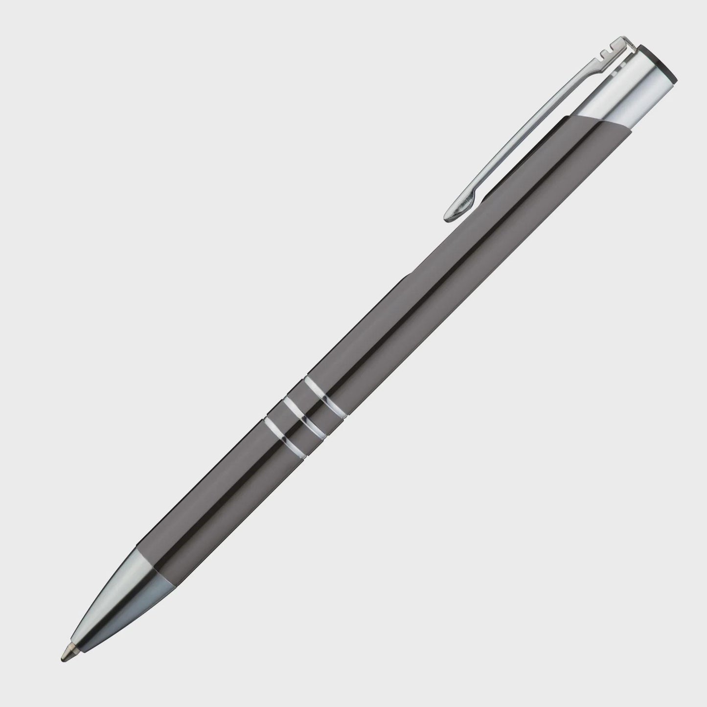 personalisierter Kugelschreiber in Metallic