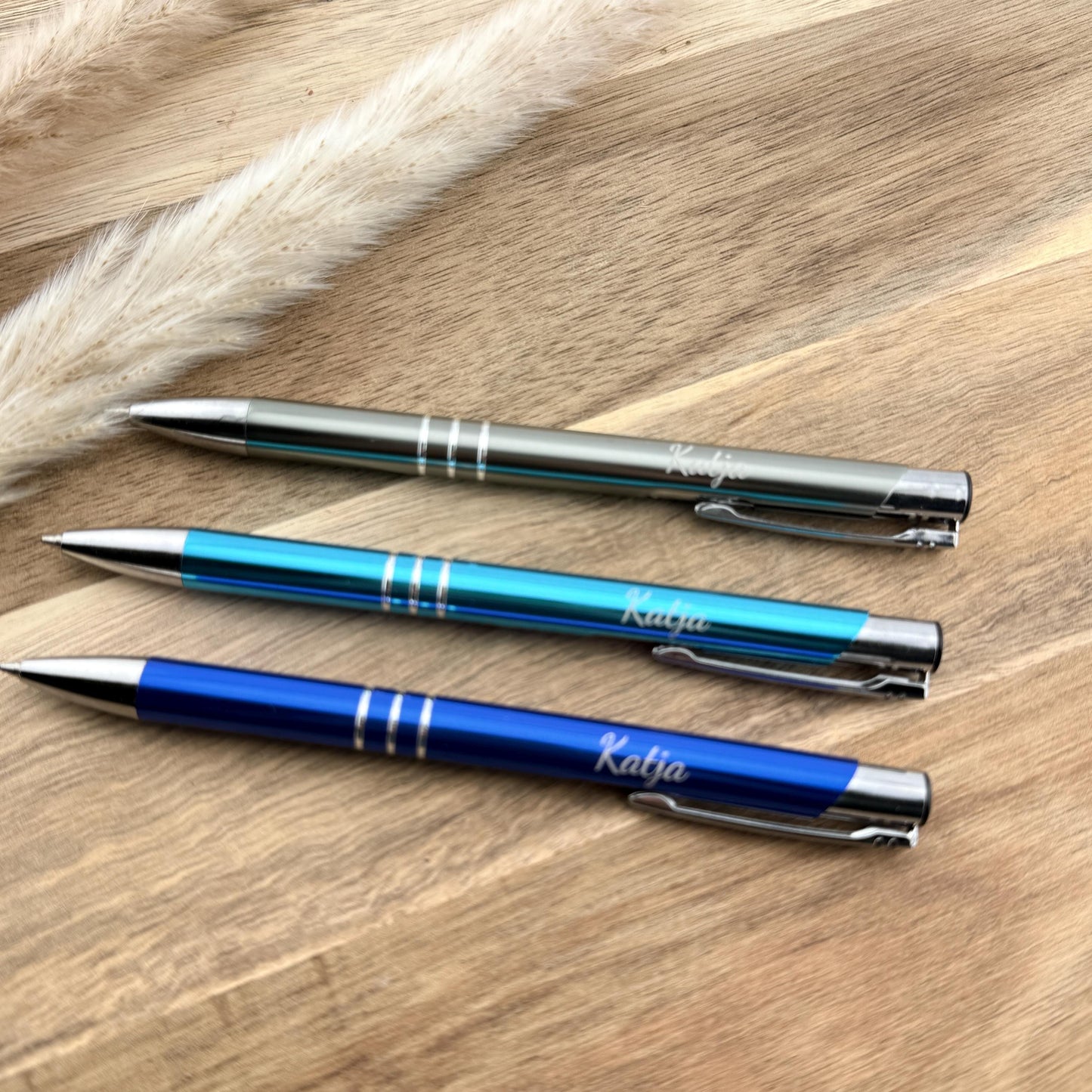 personalisierter Kugelschreiber in Metallic