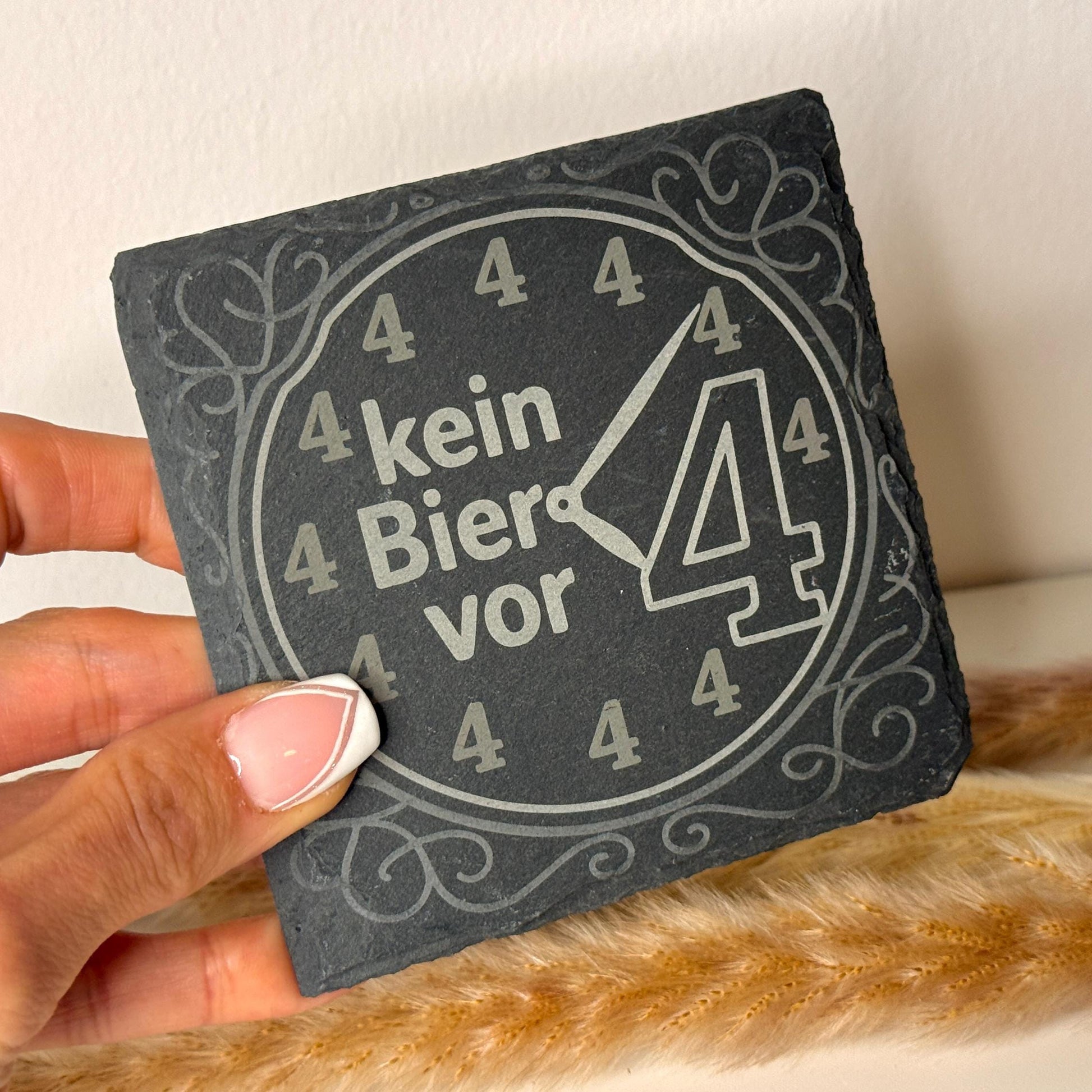 Bier Untersetzer aus Schiefer