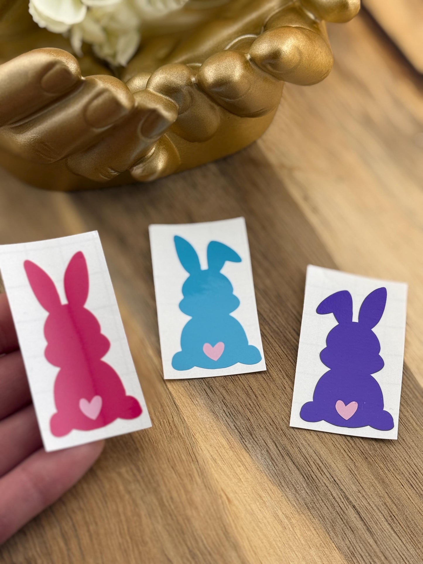 Hasen Aufkleber - Vinyl Sticker - glänzend