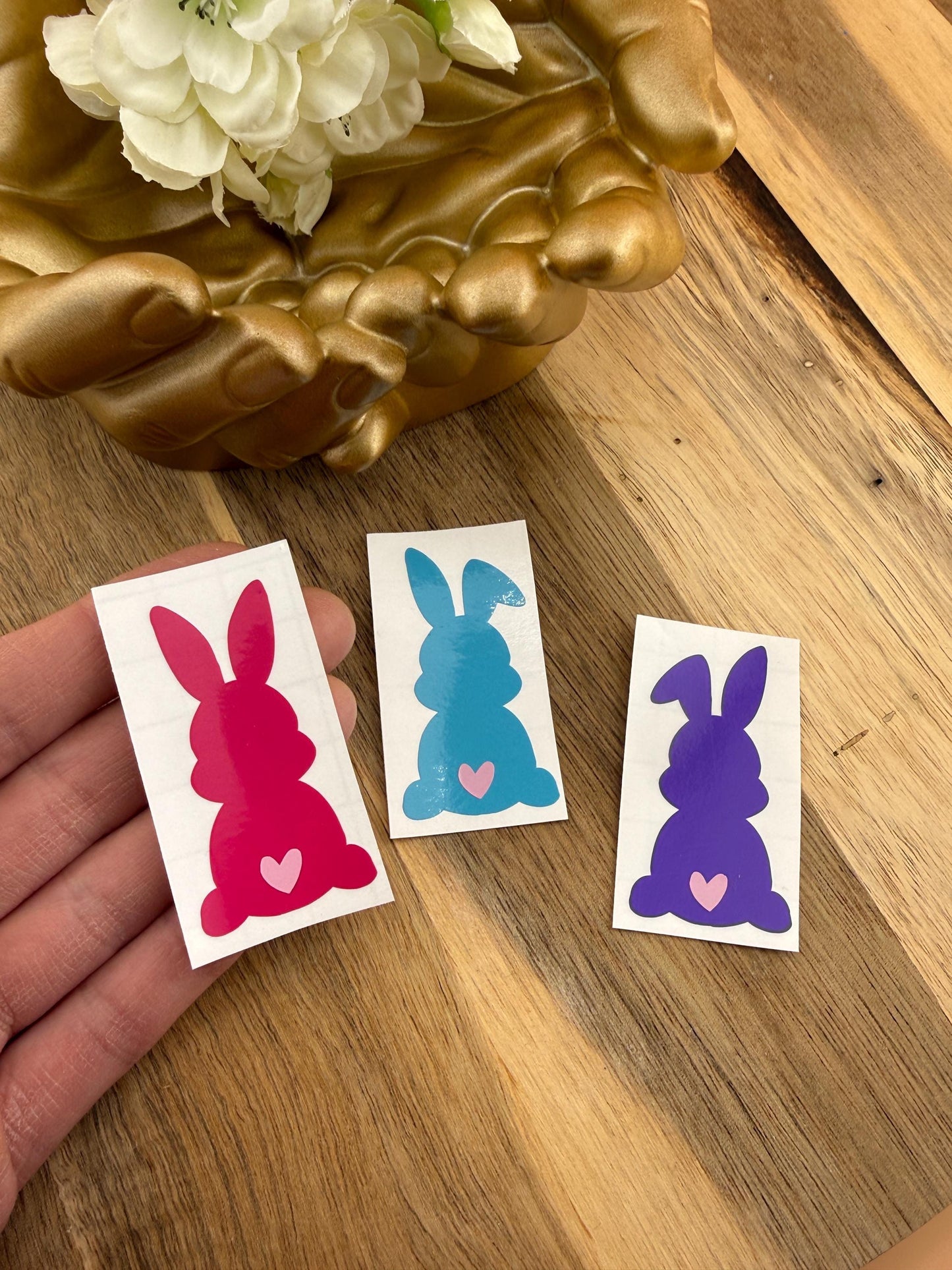 Hasen Aufkleber - Vinyl Sticker - glänzend